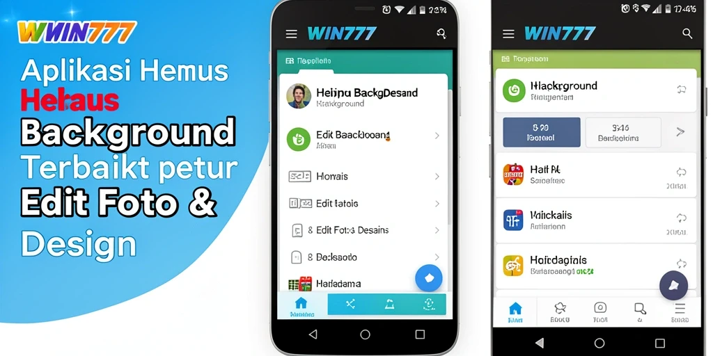 Tampilan antarmuka WIN777 saat menghapus background dengan mudah.